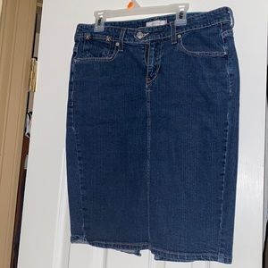 Dark blue skirt